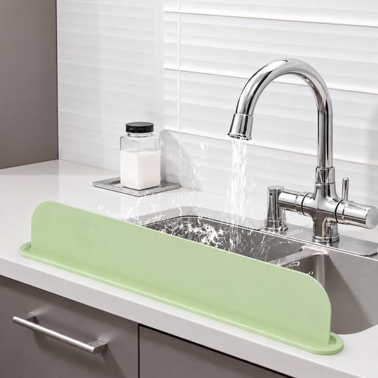 Premium Silicone Sink Splash Guard | Keep Your Kitchen Counter Dry